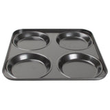 Vogue Carbon Steel Non-Stick Yorkshire Pudding Tray 4 Cup