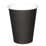 Fiesta Single Wall Takeaway Coffee Cups Black 340ml / 12oz x 50