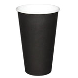 Fiesta Single Wall Takeaway Coffee Cups Black 455ml / 16oz x 1000