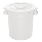 Vogue Polypropylene Round Container Bin White 76Ltr