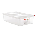 Araven Polypropylene 1/1 Gastronorm Food Containers 13.7Ltr with Lid