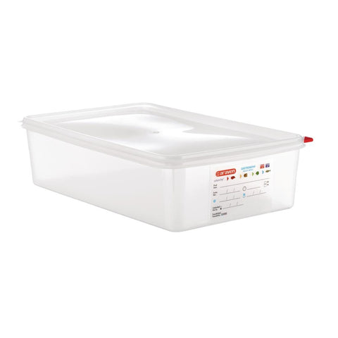 Araven Polypropylene 1/1 Gastronorm Food Containers 13.7Ltr with Lid
