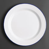 Olympia Enamel Dinner Plates 245mm