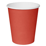 Fiesta Single Wall Takeaway Coffee Cups Red 225ml / 8oz x 1000