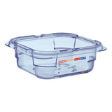 Araven ABS Food Storage Container Blue GN 1/6 65mm
