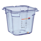 Araven ABS Food Storage Container Blue GN 1/6 150mm