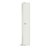 Elite Single Door Electronic Combination Locker White