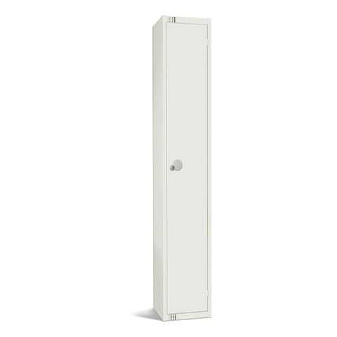 Elite Single Door Manual Combination Locker Locker White