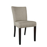 Bolero Contemporary Dining Chair Natural Hessian (Pack of 2)