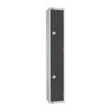 Elite Double Door Electronic Combination Locker Graphite Grey