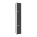 Elite Double Door Camlock Locker Graphite Grey