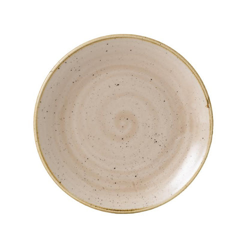 Churchill√•√äStonecast Coupe Plate Nutmeg Cream 165mm