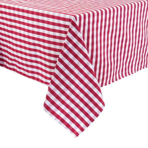 Gingham Tablecloth Red 890 x 890mm