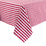 Gingham Tablecloth Red 1780 x 1780mm