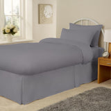 Mitre Essentials Spectrum Fitted Sheet Grey Small Double