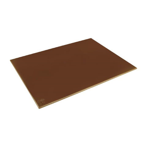 Hygiplas Low Density Brown Chopping Board Large