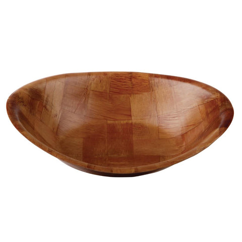 Oval Wooden Bowl Large