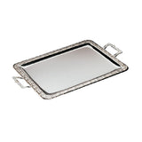 APS Stainless Steel Rectangular Handled Service Tray 600mm