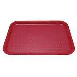 Kristallon Medium Polypropylene Fast Food Tray Red 415mm