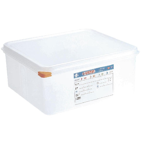 Araven Polypropylene 2/3 Gastronorm Food Storage Container 13.5Ltr