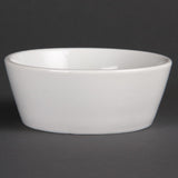 Olympia Whiteware Sloping Edge Bowls 120mm