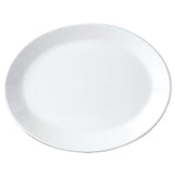 Steelite Simplicity White Oval Coupe Dishes 342mm