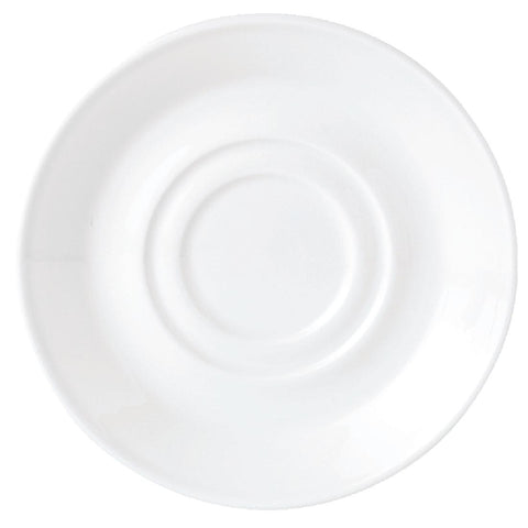 Steelite Simplicity White Low Cup Saucers 145mm