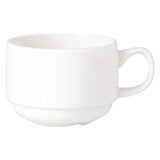 Steelite Simplicity White Stacking Slimline Cups 170ml