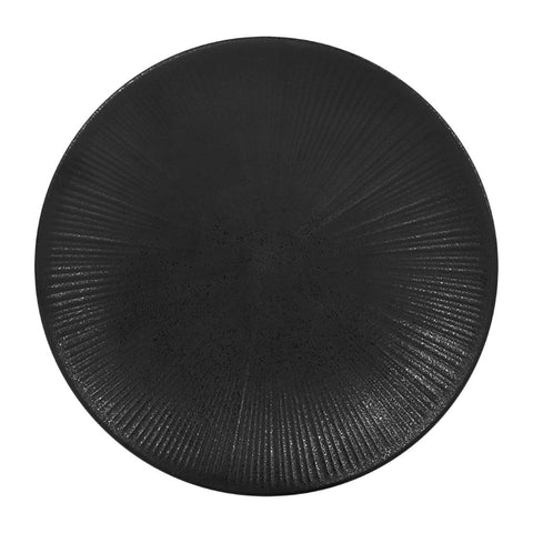 Steelite Hermosa Black Round Plates 260mm (Pack of 6)