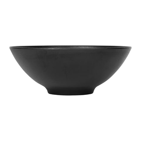 Steelite Hermosa Black Round Bowls 241mm (Pack of 6)