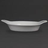Olympia Whiteware Round Eared Dishes 220mm