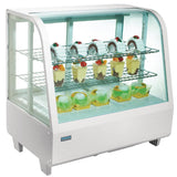 Polar Chilled Food Display 100Ltr White