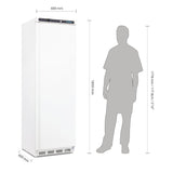 Polar Light Duty Single Door Cabinet Freezer White 365 Ltr