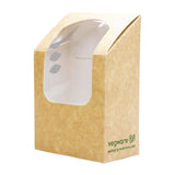 Vegware Compostable Kraft Tortilla Wrap Cartons With Window