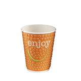 Huhtamaki Enjoy Double Wall Disposable Hot Cups 225ml / 8oz