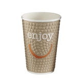 Huhtamaki Enjoy Double Wall Disposable Hot Cups 455ml / 16oz