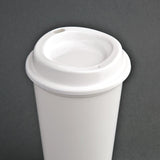 Olympia Polypropylene Coffee Cup and Lids 450ml 16oz