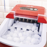 Caterlite Countertop Manual Fill Ice Machine Red