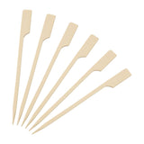 Fiesta Green Biodegradable Bamboo Paddle Skewers 120mm Pack of 100