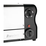 Rowlett Esprit 6 Slot Toaster Jet Black w/2x Additional Elements & Sandwich Cage