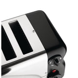 Rowlett Esprit 6 Slot Toaster Jet Black w/2x Additional Elements & Sandwich Cage