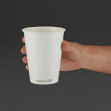Vegware Compostable Hot Cups 340ml / 12oz single wall  Pack of 1000
