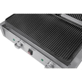 Buffalo Bistro Double Ribbed Contact Grill
