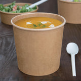 Fiesta Green Compostable Soup Containers 118mm 740ml - 26oz (Pack of 500)