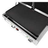 Buffalo Double Ribbed Top Contact Grill