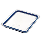Araven ABS Food Storage Container Lid Blue GN 1/2 200mm
