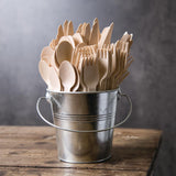 Disposable Wooden Dessert Spoons Pack of 100