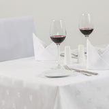 Luxor Tablecloth White 2300 x 2300mm