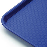 Kristallon Medium Polypropylene Fast Food Tray Blue 415mm