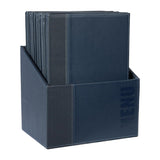 Securit Contemporary Menu Covers and Storage Box A4 Blue